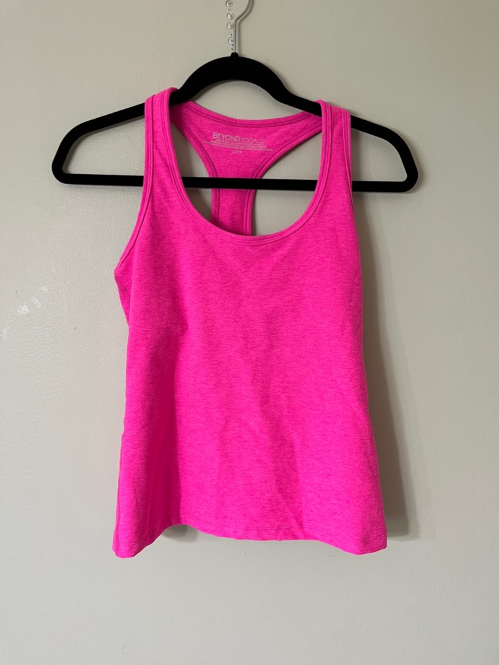 Beyond Yoga Neon Pink Racerback Tank